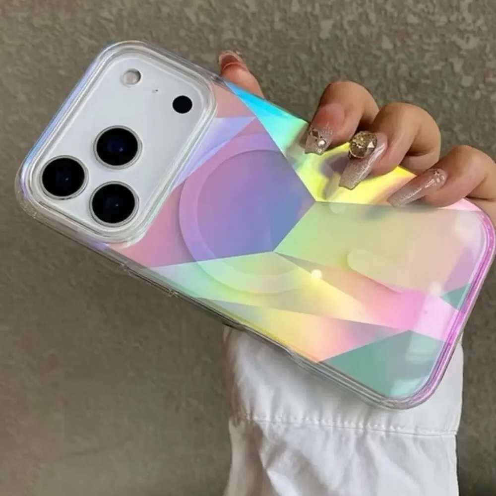 Amazon Iridescent Holographic Rainbow Phone Case